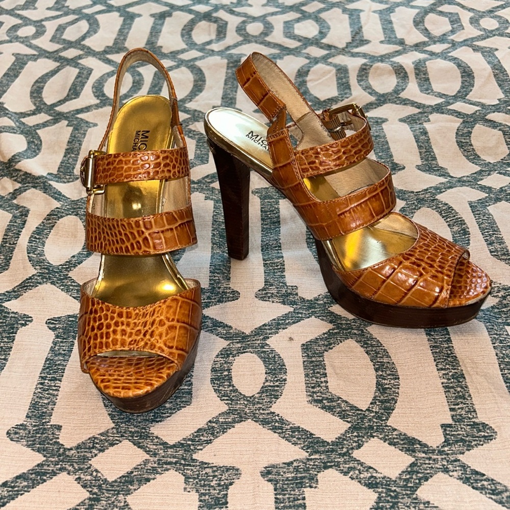 Michael Kors leather heels